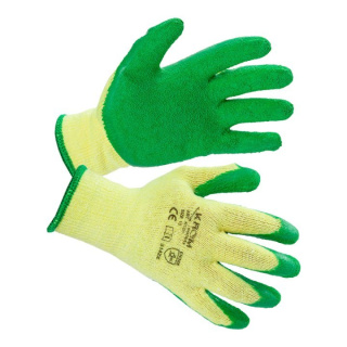 Mănuși protecție latex verde K101
