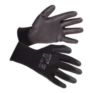 Mănuși protecție nylon negre K104